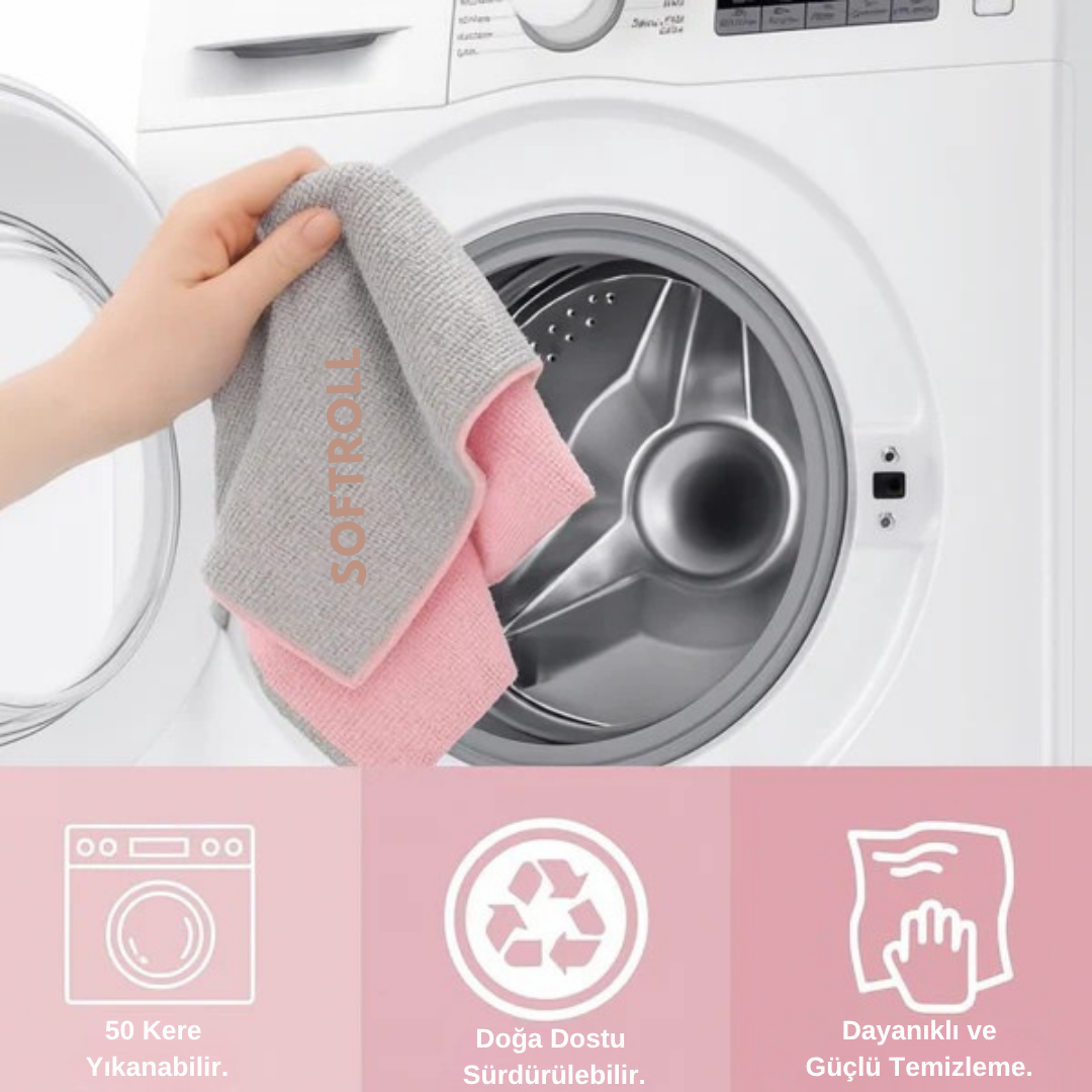 Softroll CleanX™ Mikrofiber Rulo Havlu